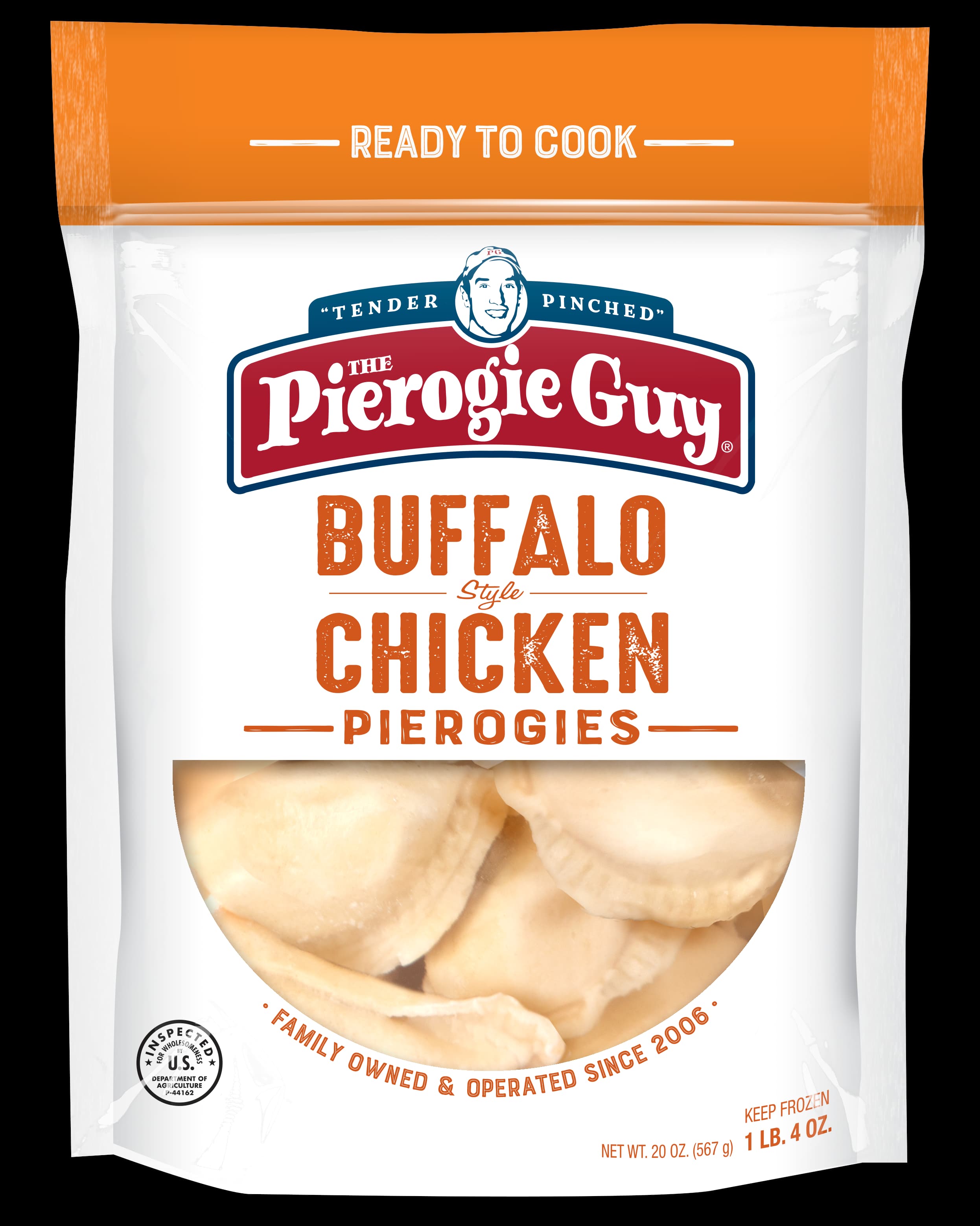 Buffalo Chicken Pierogies