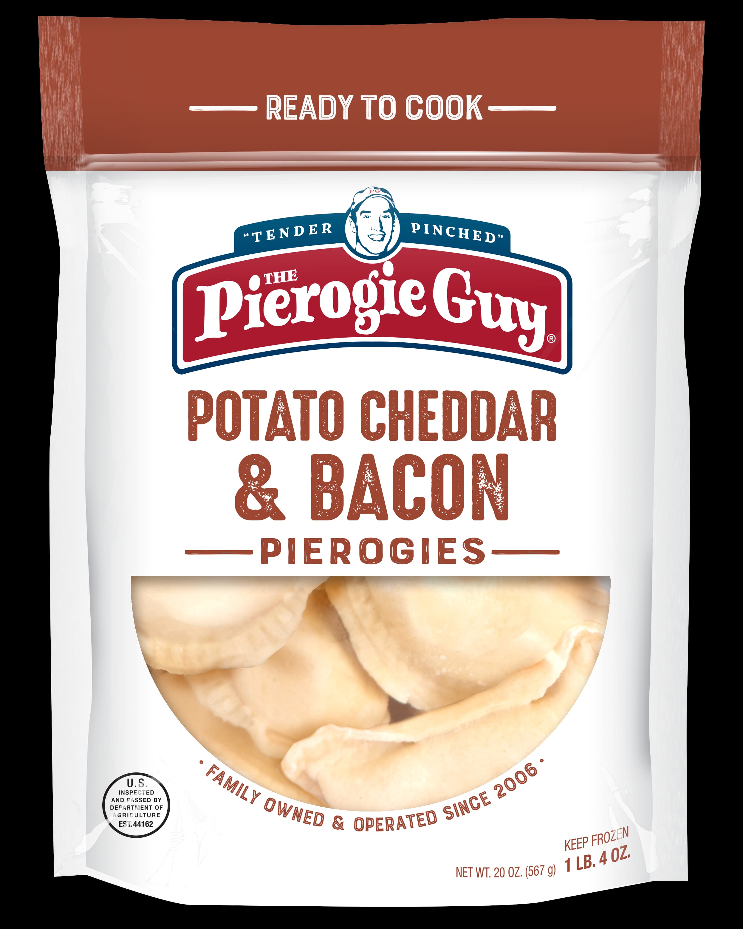 Potato Cheddar & Bacon Pierogies